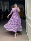 NNK4516 Georgette With Printed Ethnic Wear Frock Wholesale Online